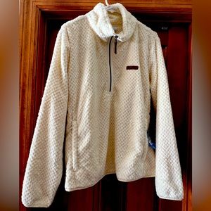 Columbia fireside quarter zip sherpa pull over